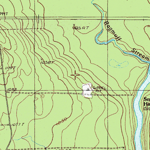 Topographic Map of T4 R14 WELS, ME