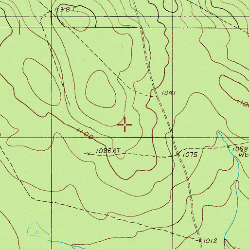 Topographic Map of T4 R13 WELS, ME