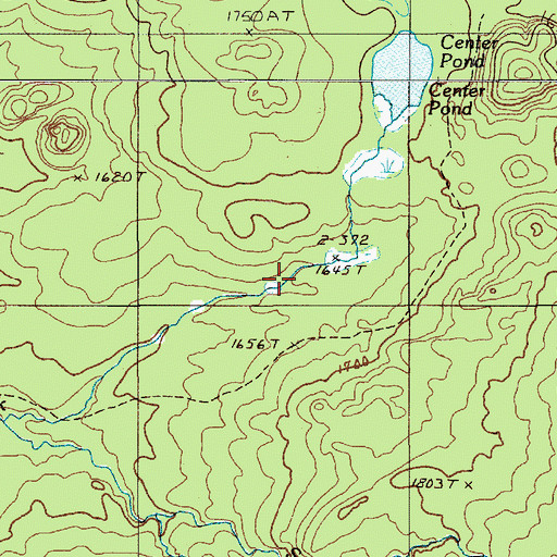 Topographic Map of T4 R10 WELS, ME