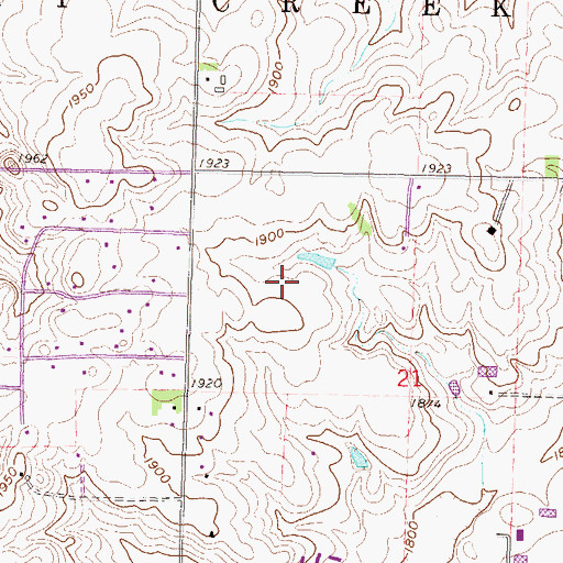 Topographic Map of Good Samaritan Society-Bismarck, ND