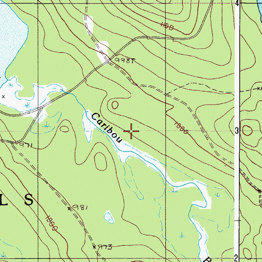 Topographic Map of T2 R12 WELS, ME