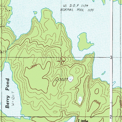 Topographic Map of T2 R13 WELS, ME
