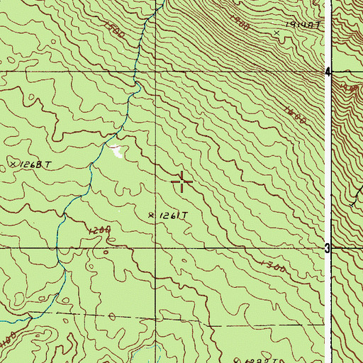 Topographic Map of T3 R10 WELS, ME