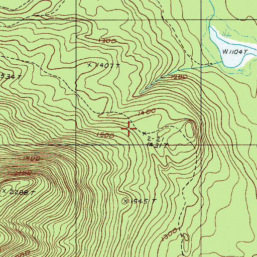 Topographic Map of T1 R12 WELS, ME