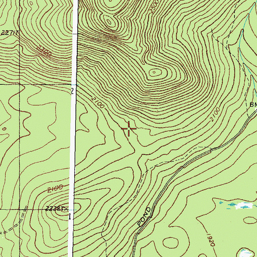 Topographic Map of Stetsontown Township, ME