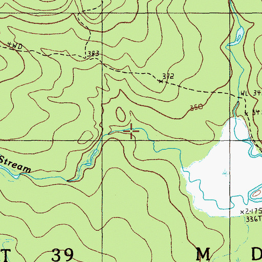 Topographic Map of T39 MD BPP, ME