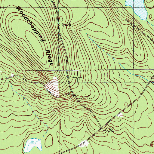 Topographic Map of T35 MD BPP, ME
