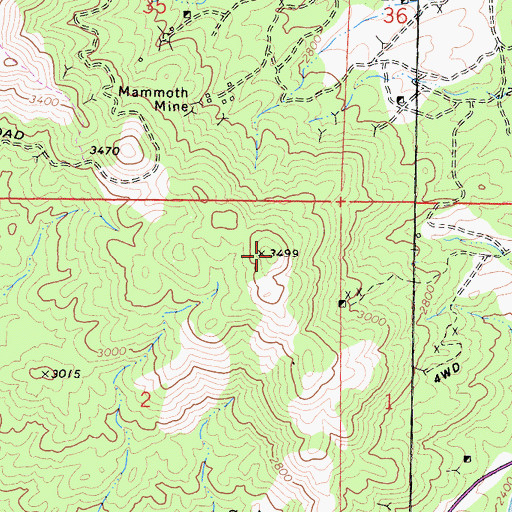 Topographic Map of White Rock, CA