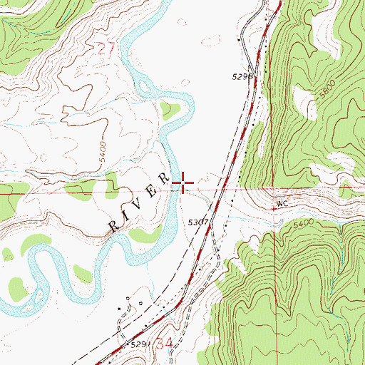 Topographic Map of Taylor Draw Dam, CO