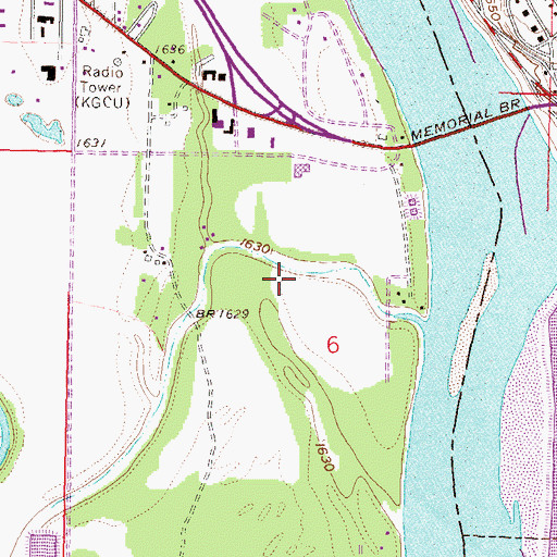 Topographic Map of Raging Rivers Waterpark, ND