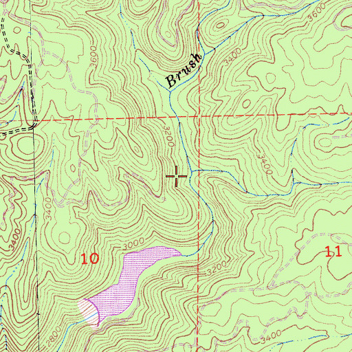 Topographic Map of Gasparni Creek, CA