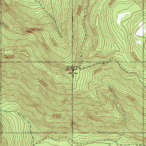 Topographic Map of Burlap Pass, WA