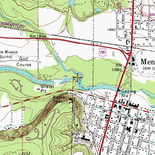Topographic Map of Arroyo de Juan Lorenzo, TX