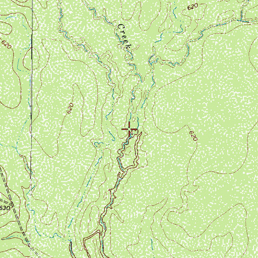 Topographic Map of Arroyo de San Lucas, TX