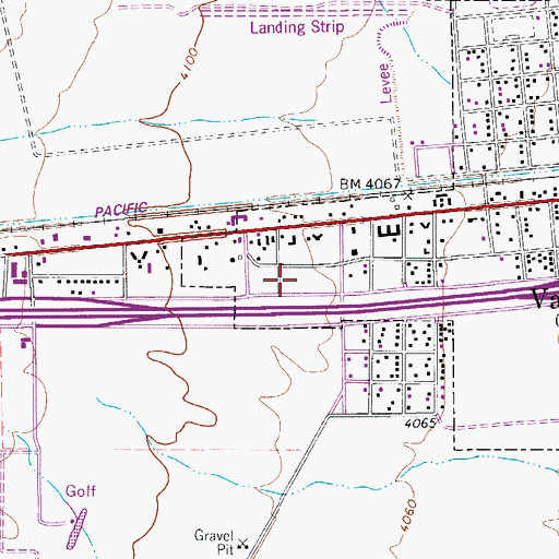 Topographic Map of Texas Department of Public Safety Highway Patrol Office, TX