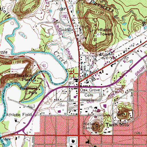 Topographic Map of Texas Department of Public Safety Highway Patrol Office, TX