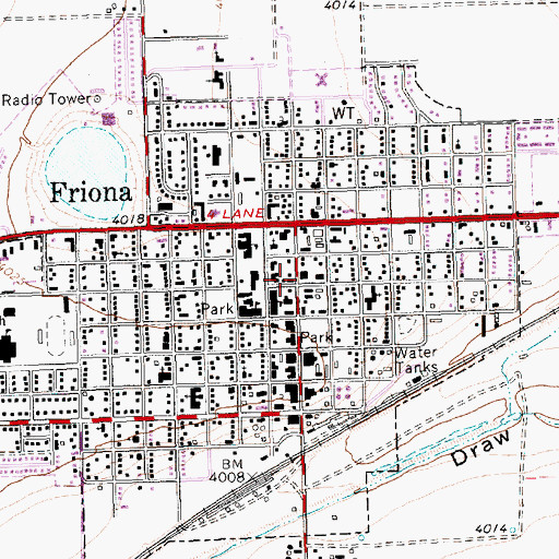 Topographic Map of Texas Department of Public Safety Highway Patrol Office, TX