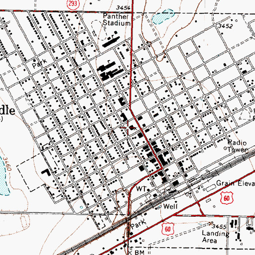 Topographic Map of Carson County Sheriff's Office, TX