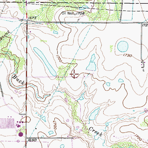 Topographic Map of Warren Dodson Abilene Police Training Complex, TX