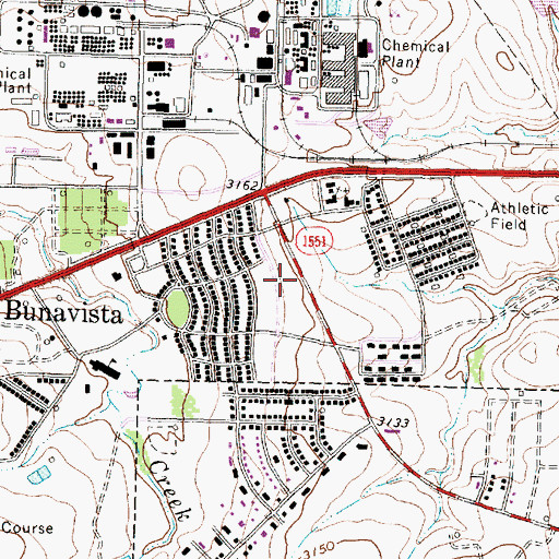 Topographic Map of Texas Department of Public Safety Highway Patrol Office, TX