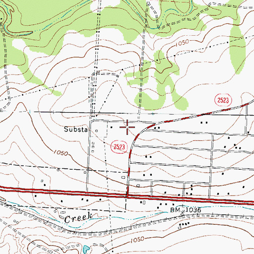 Topographic Map of Val Verde County Sheriff's Office, TX