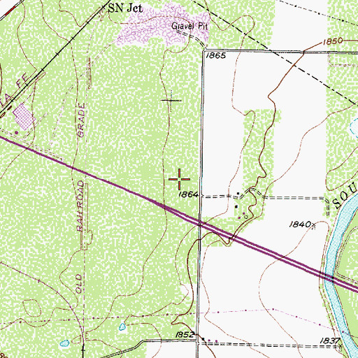 Topographic Map of Texas Highway Patrol Office, TX