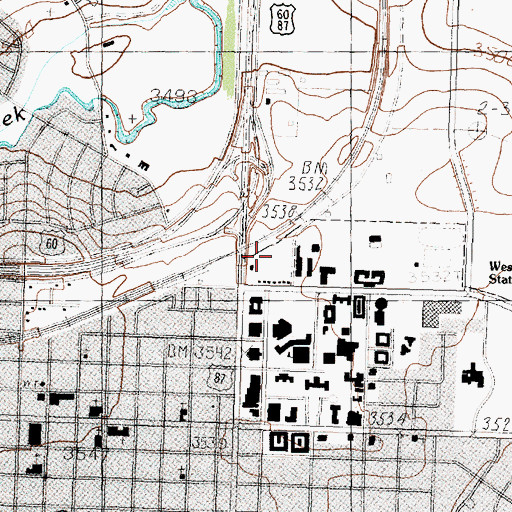 Topographic Map of Randall County Constable's Office Precinct 1, TX