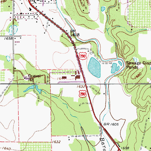 Topographic Map of Gillespie County Sheriff's Office, TX