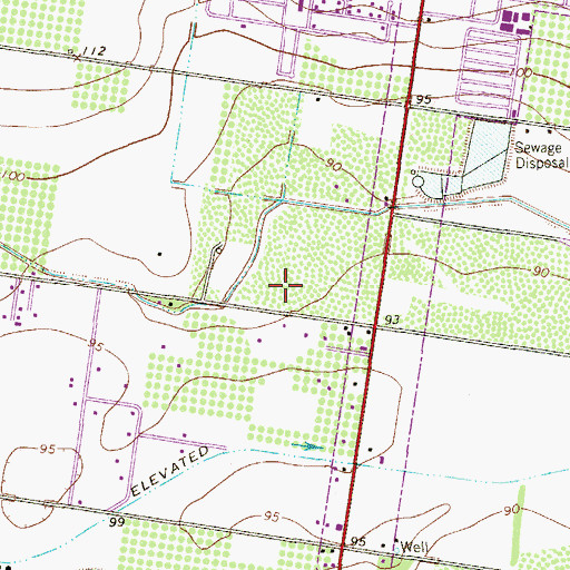 Topographic Map of Hidalgo County Constable's Office Precinct 2, TX