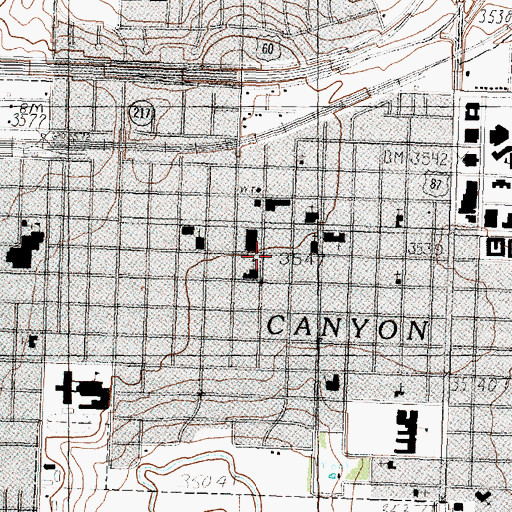 Topographic Map of Texas Department of Public Safety Highway Patrol Office, TX
