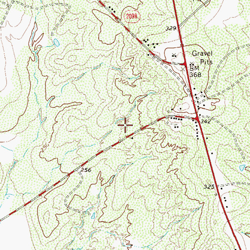 Topographic Map of Starr County Constable's Office Precinct 7, TX