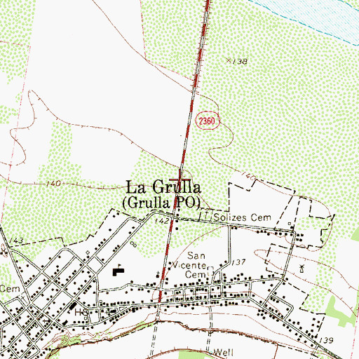 Topographic Map of Starr County Constable's Office Precinct 3, TX