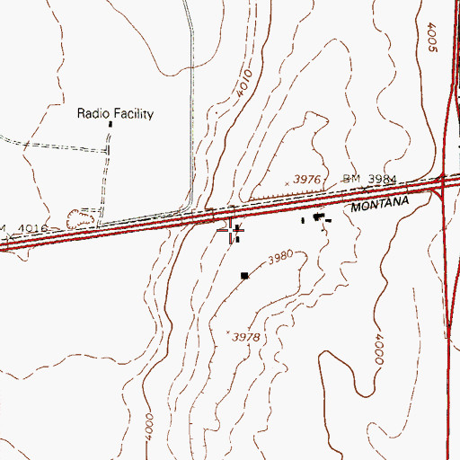 Topographic Map of Hudspeth County Constable's Office Precinct 3, TX