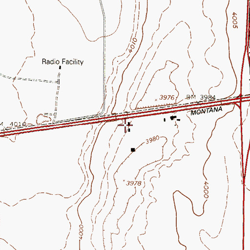 Topographic Map of Hudspeth County Constable's Office Precinct 3, TX
