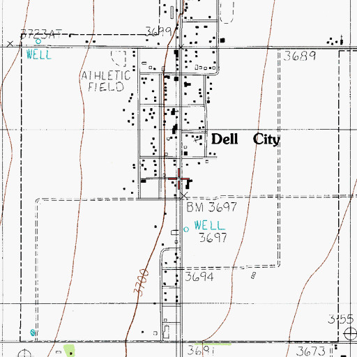 Topographic Map of Hudspeth County Constable's Office Precinct 4, TX