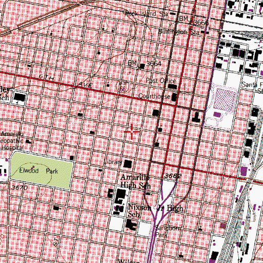 Topographic Map of Texas Parks and Wildlife Department Law Enforcement Division, TX