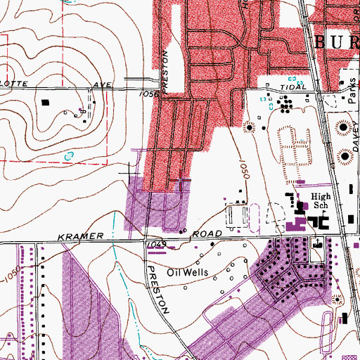 Topographic Map of Wichita County Constable's Office Precinct 2, TX