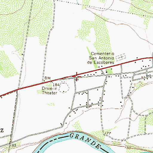 Topographic Map of Starr County Constable's Office Precinct 8, TX