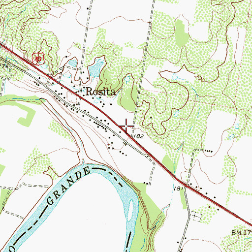 Topographic Map of Starr County Constable's Office Precinct 1, TX