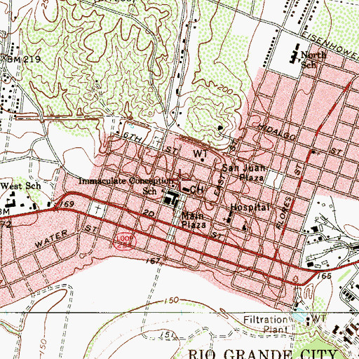 Topographic Map of Starr County Constable's Office Precinct 4, TX