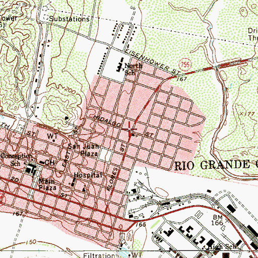Topographic Map of Texas Department of Public Safety Highway Patrol Office, TX