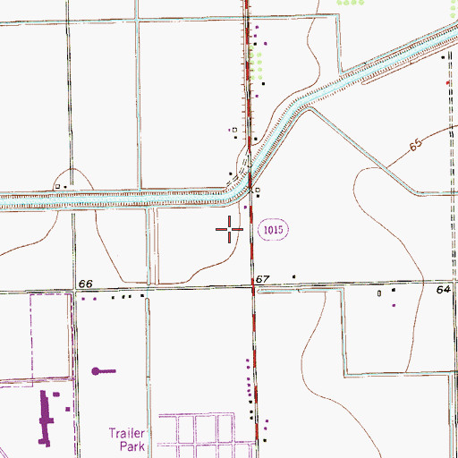 Topographic Map of Texas Department of Public Safety Texas Rangers Company D, TX