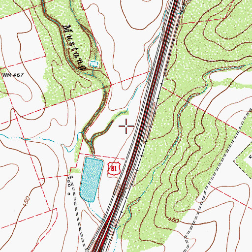 Topographic Map of United States Border Patrol Station, TX