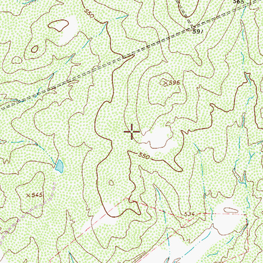 Topographic Map of United States Border Patrol Station, TX