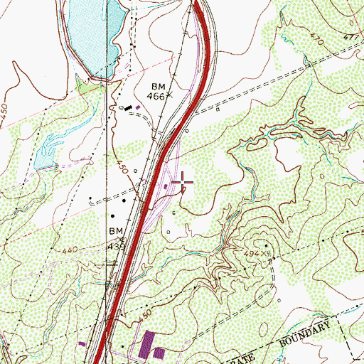 Topographic Map of United States Border Patrol Station, TX