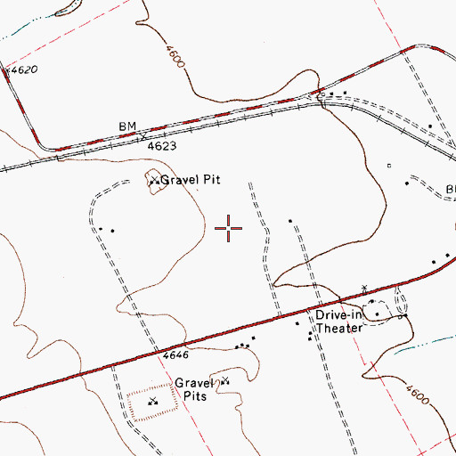 Topographic Map of United States Border Patrol Station, TX