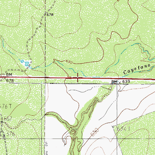 Topographic Map of United States Border Patrol Checkpoint, TX