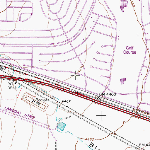 Topographic Map of United States Border Patrol Station, TX