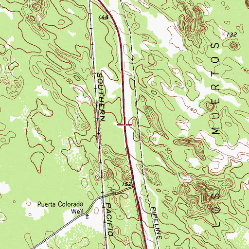 Topographic Map of United States Border Patrol Checkpoint, TX