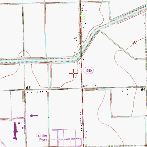 Topographic Map of Texas Department of Public Safety Highway Patrol Office, TX